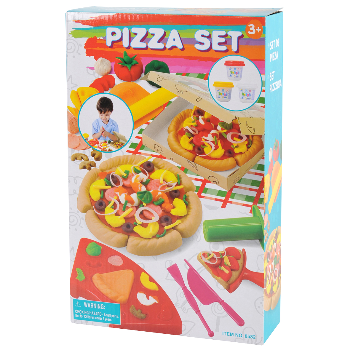 Playgo PLAY DOUGH PIZZA SET (3 Colors of Play Dough Included) ~NEW~ | eBay